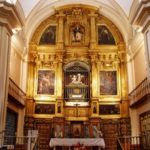 Retablo Mayor en Carmelitas Descalzas, Sepulcro de Santa Teresa