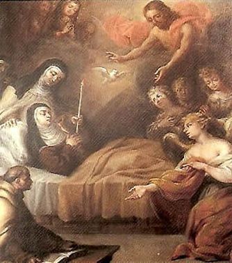 Muerte de Santa Teresa en Carmelitas Descalzas, Sepulcro de Santa Teresa