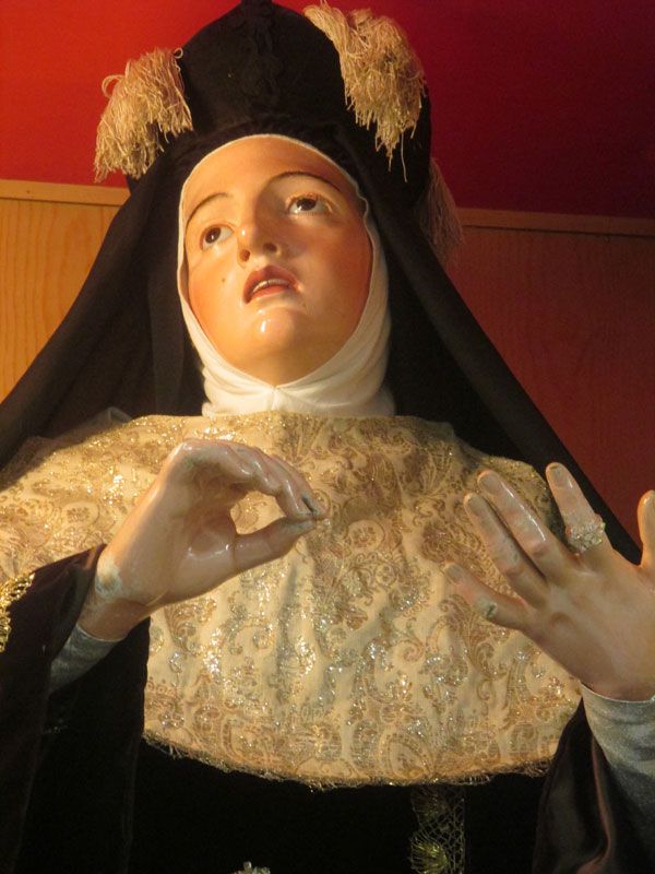 Santa Teresa. Imagen procesional en Carmelitas Descalzas, Alba de Tormes