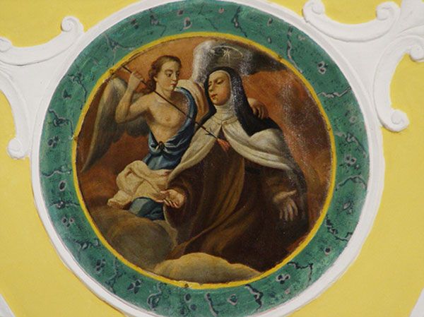 Transverberación de Santa Teresa en Carmelitas Descalzas, Sepulcro de Santa Teresa