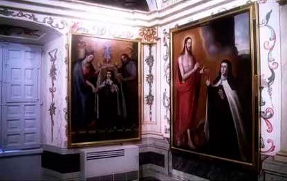 Camarín alto en Carmelitas Descalzas, Sepulcro de Santa Teresa