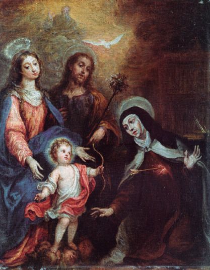 Transverberación de santa Teresa en Carmelitas Descalzas, Alba de Tormes