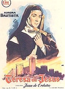 Cartel Película Teresa de Jesús en carmelitas Descalzas, Alba de Tormes