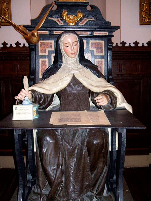 Santa Teresa Escritora en Carmelitas Descalzas, Sepulcro de Santa Teresa