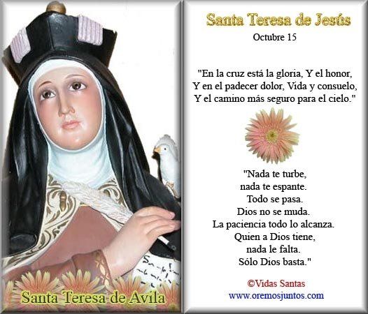 Santa Teresa de Avila en Carmelitas Descalzas, Alba de Tormes