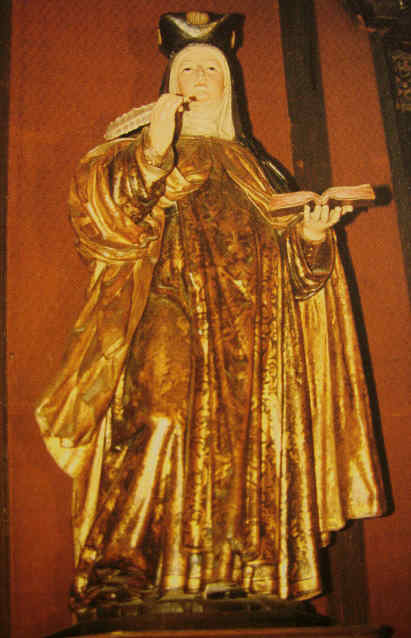Santa Santa Teresa de Jesús en Carmelitas descalzas, Alba de Tormes