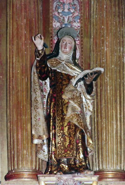 Teresa en Carmelitas Descalzas, Sepulcro de Santa Teresa