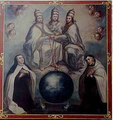 LaTrinidad con Sta. Teresa de Jesús y San Juan de la Cruz en Carmelitas Descalzas, Alba de Tormes