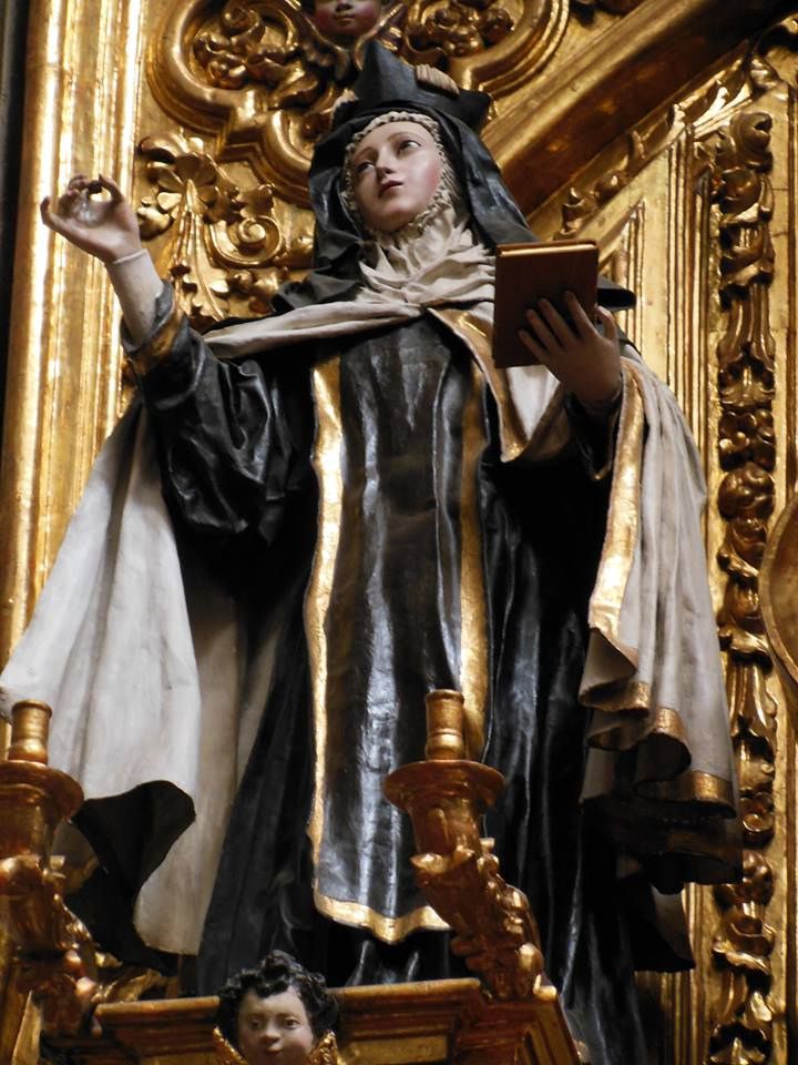 Santa Teresa de Jesús. Retablo Altar Mayor en carmelitas Descalzas, Alba de Tormes