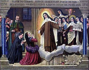 Aparición de Santa Teresa a la Beata María de la Encarnación (madame Acarie)