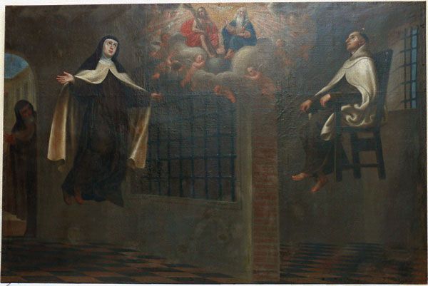 Levitación de Santa Teresa y San Juan de la Cruz en la Encarnación de Ávila