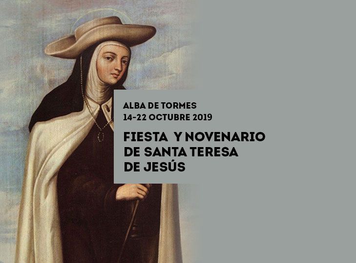 Programa de fiestas de la Muerte y Novena de Santa Teresa de Jesus Octubre 2019